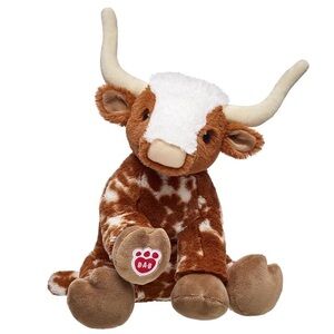 Build-A-Bear Longhorn Cow Stuffed Animal